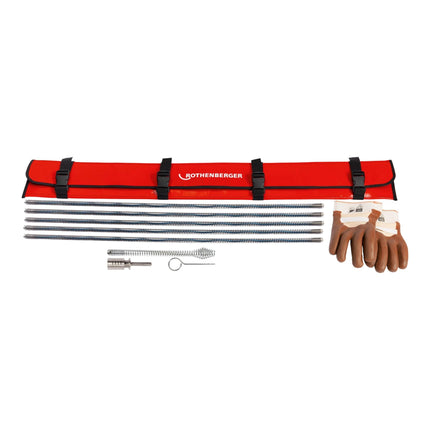 Aktion: Rothenberger Spiralen Starter Set inkl. RO DD55 Akku Bohrschrauber