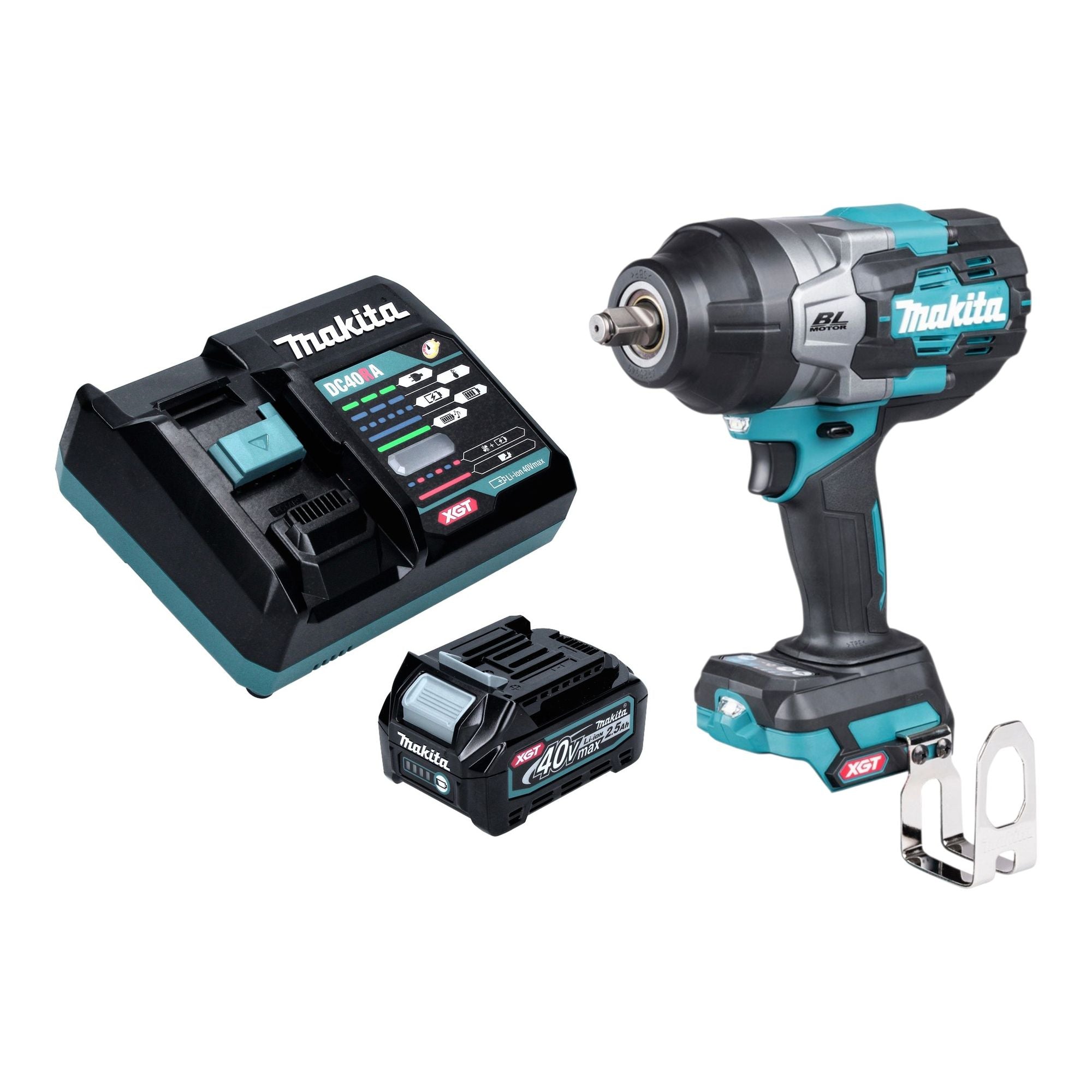 Makita TW 002 GD101 Akku Schlagschrauber 40 V max 2200 Nm 1 2 Brushless 1x Akku 2 5 Ah Ladegeraet 0 - toolbrothers