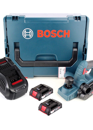 Bosch GHO 18 V-LI Akku Hobel 18V + 2x Akku 2,0Ah + Ladegerät + L-Boxx - Toolbrothers