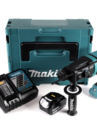 Makita DHR 182 RT1J Akku Bohrhammer 18V 1,7J SDS plus Brushless + 1x Akku 5,0Ah + Ladegerät + Makpac - Toolbrothers