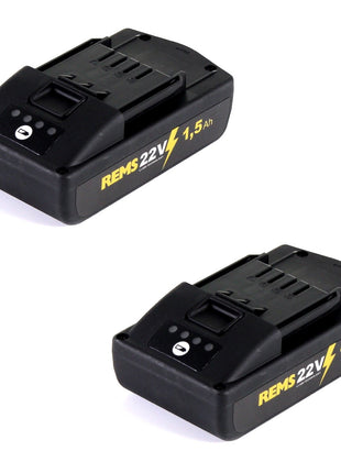 REMS Akku Set 21,6V (22V max) mit 2x Akku 1,5Ah ( 571570 R22 ) - Toolbrothers