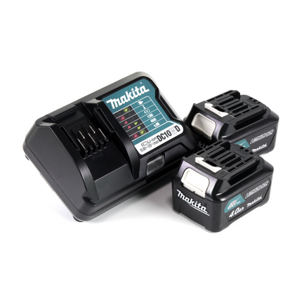 Makita HR 166 DWME1 Akku Bohrhammer 10.8V SDS-Plus Brushless + Koffer + 64-tlg. Zubehörset + 2x Akku 4,0Ah + 1x Ladegerät - Toolbrothers