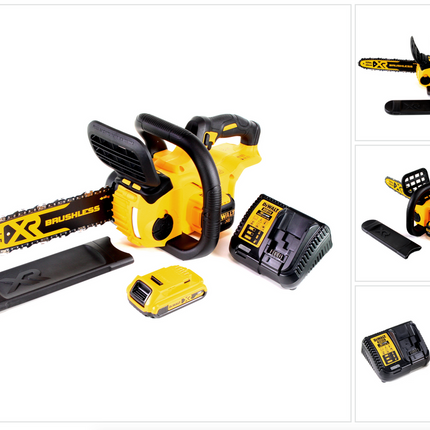 DeWalt DCM 565 D1 Akku Kettensäge 18V + 1x Akku 2,0 Ah + Ladegerät - Toolbrothers
