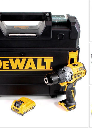 DeWalt DCD 706 NT Akku Schlagbohrschrauber 12V 57,5Nm Brushless + 1x Akku 3,0Ah + TSTAK - ohne Ladegerät - Toolbrothers