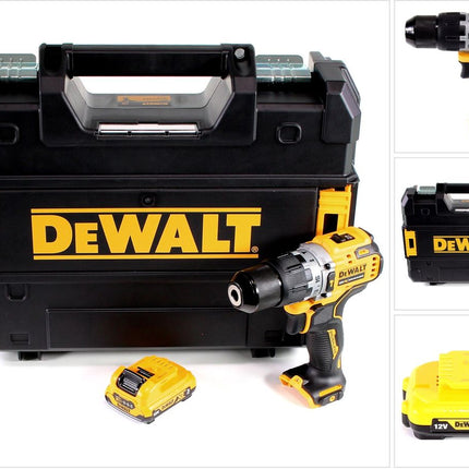 DeWalt DCD 706 NT Akku Schlagbohrschrauber 12V 57,5Nm Brushless + 1x Akku 3,0Ah + TSTAK - ohne Ladegerät - Toolbrothers