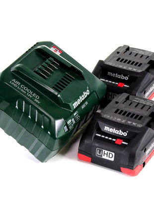 Metabo Akku Basis Set 18V mit 2x Akku LiHD 4,0Ah ( 625367000 ) + Ladegerät ASC 55 ( 627044000 ) Folgemodell vom ASC 30-36 - Toolbrothers