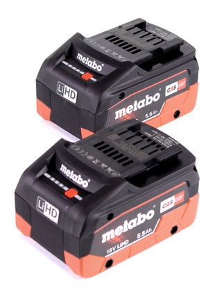 Metabo Akku Set 18V mit 2x Akku LiHD 5,5Ah ( 625368000 ) - Toolbrothers