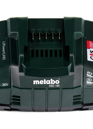 Metabo Akku Basis Set 18V mit 1x Akku LiHD 5,5Ah ( 625368000 ) + Ladegerät ASC 145 ( 627378000 ) - Toolbrothers