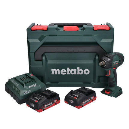 Metabo SSW 18 LTX 300 BL Akku Schlagschrauber 18 V 300 Nm 1/2" Brushless ( 602395800 ) + 2x Akku 4,0 Ah + Ladegerät + metaBOX - Toolbrothers
