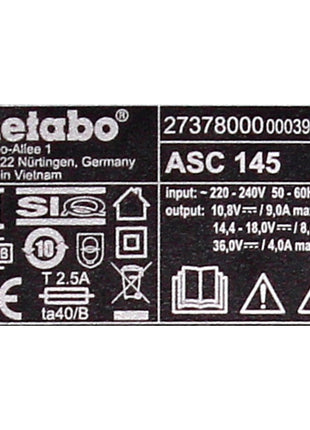 Metabo Akku Basis Set 18V mit 3x Akku LiHD 5,5Ah + Ladegerät ASC 145 + Einlage ( 685074000 ) - Toolbrothers