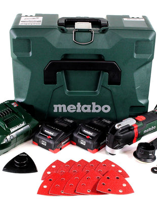 Metabo MT 18 LTX Akku Multitool 18V ( 613021710 ) OIS-/Starlock-kompatibel + 2x Akku 4,0Ah + Ladegerät + Koffer - Toolbrothers