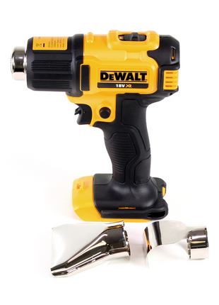 DeWalt DCE 530 D2 Akku Heißluftpistole 18V 530°C + 2x Akku 2,0Ah + 1x Lader+ Flächen- und Reflektordüse - Toolbrothers