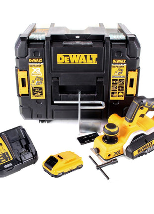 DeWalt DCP 580 L1 Akku Hobel 18V 82mm + 1x Akku 3,0Ah + Ladegerät + TSTAK - Toolbrothers