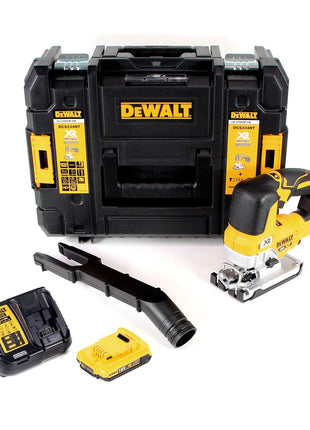 DeWalt DCS 334 D1 Akku Pendelhub Stichsäge 18V Brushless + 1x Akku 2,0Ah + Ladegerät + TSTAK - Toolbrothers