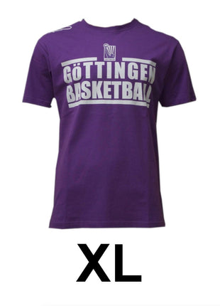 Basketball T-Shirt Göttingen BG Veilchen Größe XL Lila 100% Baumwolle K1X - Toolbrothers