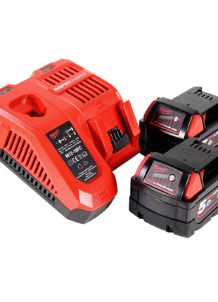 Milwaukee M18 FJS-502C Stichsäge 18V Brushless + 2x Akku 5,0Ah + Ladegerät - Toolbrothers