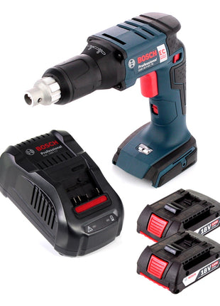 Bosch GSR 18 V-EC TE Akku Trockenbauschrauber 18V 1/4" 25Nm Brushless + 2x Akku 2,0Ah + Ladegerät - Toolbrothers