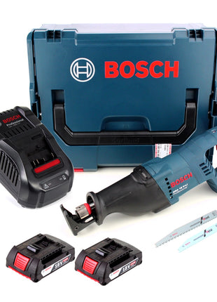 Bosch GSA 18 V-LI Akku Säbelsäge 18V + 2x Akku 2,0Ah + Ladegerät + L-Boxx - Toolbrothers