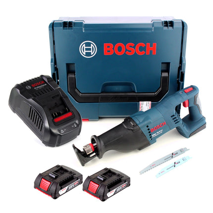 Bosch GSA 18 V-LI Akku Säbelsäge 18V + 2x Akku 2,0Ah + Ladegerät + L-Boxx - Toolbrothers