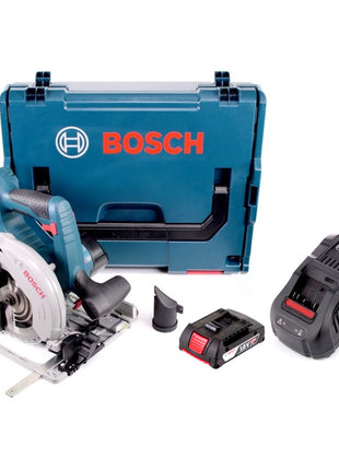 Bosch GKS 18V-57 G Akku Kreissäge 18V 165 mm + 1x Akku 2,0Ah + Ladegerät + L-Boxx - Toolbrothers