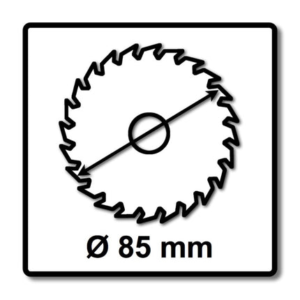 Bosch Kreissägeblatt Standard for Wood 85 x 1,1 x 15 mm 20 Zähne (2x 2608837666 ) - Toolbrothers