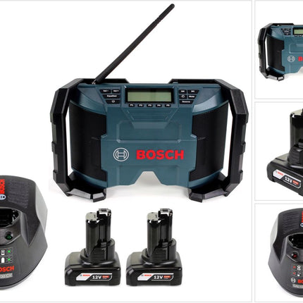 Bosch GML 10,8V Radio + 2x Akku 6,0Ah + Ladegerät - Toolbrothers