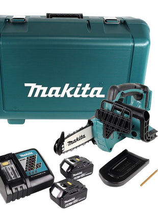 Makita DUC 122 RGE Akku Kettensäge 18V 1/4" 115mm + 2x Akku 6,0Ah + Ladegerät + Koffer - Toolbrothers