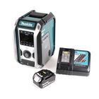 Makita DMR 115 RM1 Akku Baustellenradio 12V - 18V  Bluetooth DAB+ IP65 + 1x Akku 4,0 Ah + Ladegerät - Toolbrothers