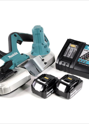 Makita DPB 182 RM Akku-Bandsäge 18V LXT + 2x Akku 4,0Ah Li-Ion + Akku Ladegerät - Toolbrothers