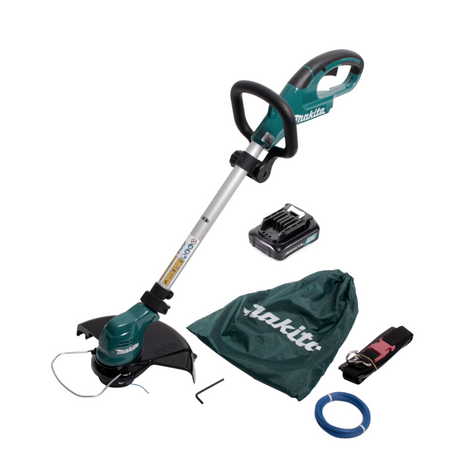 Makita UR 100 DY1 Akku Rasentrimmer 10,8V + 1x Akku 1,5Ah + 1x Fadenkopf und Zubehör - ohne Lader - Toolbrothers