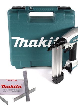 Makita AF 506 Druckluft Stauchkopfnagler 15-50mm 4,3-8,3bar + 5000x Stauchkopfnagel 15mm galvanisiert + Koffer - Toolbrothers