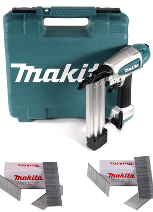 Makita AF 506 Druckluft Stauchkopfnagler 15-50mm 4,3-8,3bar + 10000x Stauchkopfnagel 40/45mm galvanisiert + Koffer - Toolbrothers