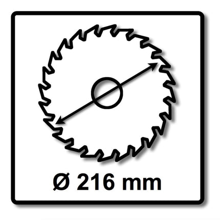 DeWalt Kreissägeblatt Set 3 tlg. 216 x 2,6 x 30 mm für Stationärsäge - Toolbrothers