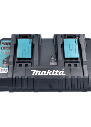 Makita Power Source Kit 18 V mit 2x BL 1830 B Akku 3,0 Ah ( 2x 197599-5 ) + DC 18 RD Doppelladegerät ( 196933-6 ) + Makpac - Toolbrothers