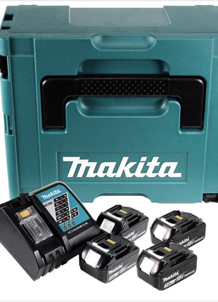 Makita Akku Power Source Kit mit 4x Akku 3,0 Ah + Ladegerät + Systemeinlage + Makpac 2 - Toolbrothers