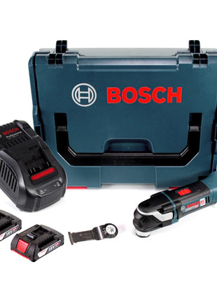 Bosch GOP 18V-28 Akku Multi-Cutter 18V Brushless StarlockPlus + 2x Akku 2,0Ah + Ladegerät + L-Boxx - Toolbrothers