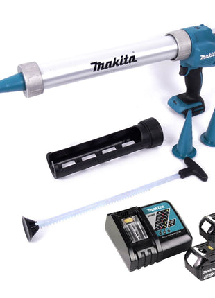 Makita DCG 180 RTX Akku Kartuschenpistole 18 V + 2x Akku 5,0 Ah + 1x Ladegerät - Toolbrothers