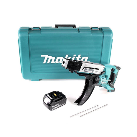 Makita DFR 750 T1E Akku Magazinschrauber 18 V 45-75mm + 1x Akku 5,0Ah + Koffer - ohne Ladegerät - Toolbrothers