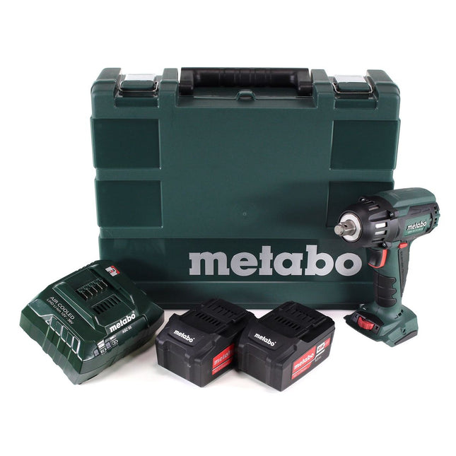 Metabo SSW 18 LTX 400 BL Akku Schlagschrauber 18V ( 602205650 ) 400Nm 1/2" Brushless + 2x Akku 5,2Ah + Ladegerät + Koffer - Toolbrothers