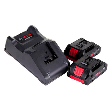 Akumulatorowa wiertarko-wkrętarka udarowa Bosch GSB 18V-110 C Professional 18V 110Nm + 2x akumulator ProCore 4,0 Ah + ładowarka + L-Boxx ( 06019G030B )