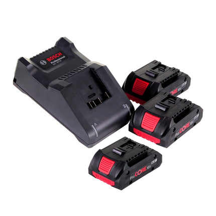 Akumulatorowa wiertarko-wkrętarka udarowa Bosch GSB 18V-110 C Professional 18V 110Nm+ 3x akumulator ProCore 4,0 Ah + ładowarka + L-Boxx ( 0615990L4N )