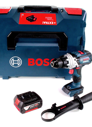 Bosch GSB 18V-110 C Akku Schlagbohrschrauber Professional 18V 110Nm + 1x Akku 5,0 Ah + L-Boxx - ohne Ladegerät