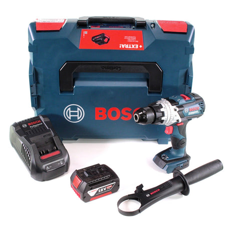 Bosch GSB 18V-110 C Akku Schlagbohrschrauber Professional 18V 110Nm + 1x Akku 5,0 Ah + Ladegerät + L-Boxx