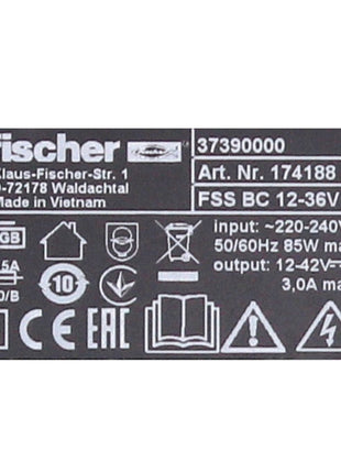 Fischer FSS-BC 12-36V Ladegerät AIR COOLED ( 552931 ) CAS Partner - Toolbrothers