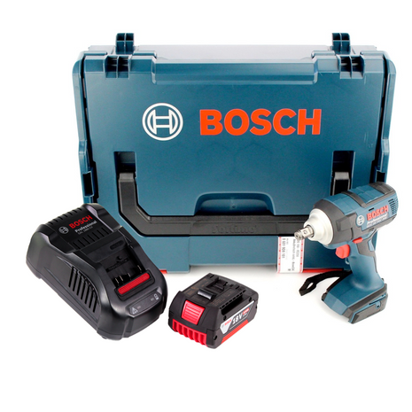 Clé à chocs rotative sans fil Bosch GDS 18 V-EC 250 18 V 250 Nm sans balais + 1x batterie 5,0 Ah + chargeur + L-Boxx