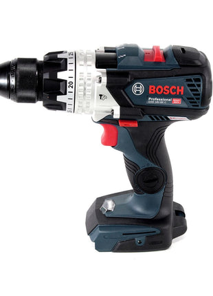 Bosch GSB 18V-85 C akumulatorowa wiertarko-wkrętarka udarowa 18V 85Nm 1/2" bezszczotkowa + 2x akumulator 2.0Ah + ładowarka + L-Boxx