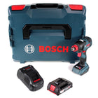 Atornillador de impacto inalámbrico Bosch GDX 18V-200 C 18V 200 Nm sin escobillas + 1x batería 2.0Ah + cargador + L-Boxx