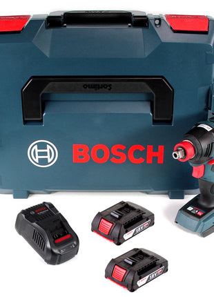 Bosch GDX 18V-200 C Akku Drehschlagschrauber 18V 200 Nm Brushless + 2x Akku 2,0Ah + Ladegerät + L-Boxx