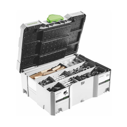 Festool DOMINO seria łączników SV-SYS D14 ( 201353 ) Łącznik powierzchni narożnika do frezu do kołków XL DF 700 + pasujący frez ( 497871 )
