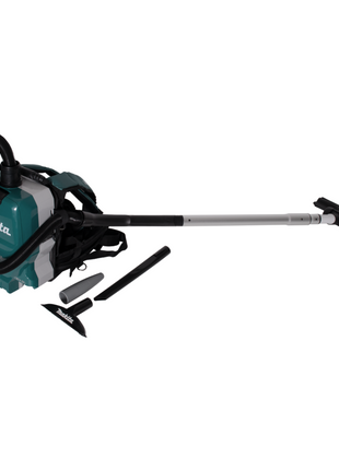 Makita DVC 261 ZX15 Akku Rucksackstaubsauger 36V (2x 18V) 2L Brushless Solo - ohne Akku, ohne Ladegerät